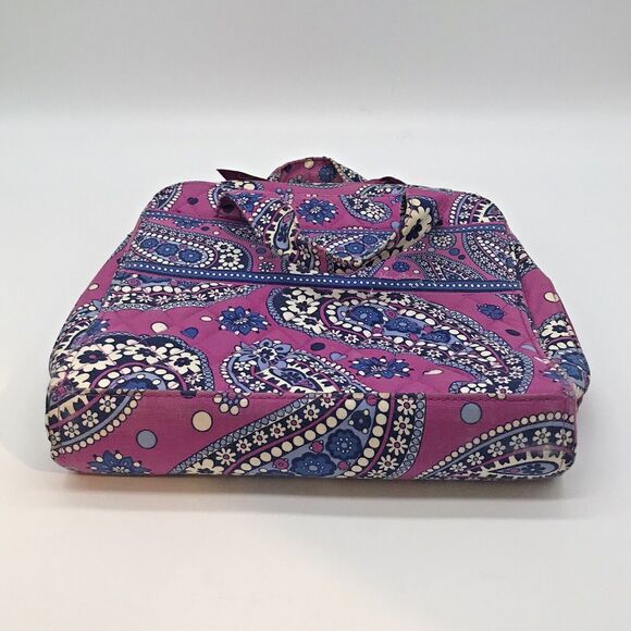 Vera Bradley Boysenberry Tech Organizer Cosmetic Travel Case Zip Bag Retired - Picture 3 of 7